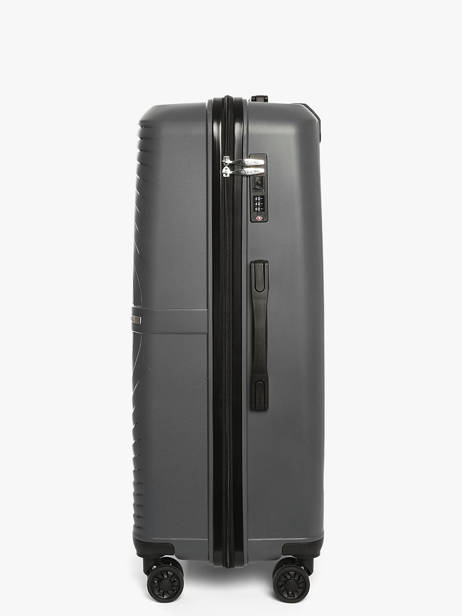 Harde Reiskoffer Montreal Travel Grijs montreal L ander zicht 3